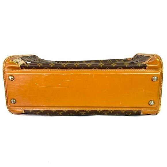 LOUIS VUITTON MONOGRAM CANVAS TRAVEL BAG – VINTAGE LV LOGO LUGGAGE - Picture 6 of 16